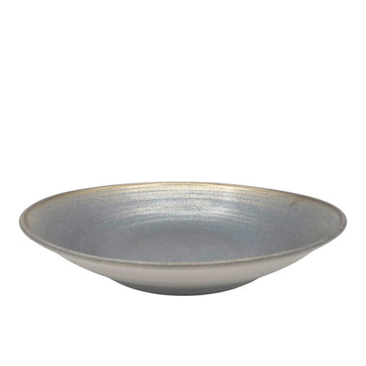 Metallic Gold Handmade Ceramic Salad Bowl