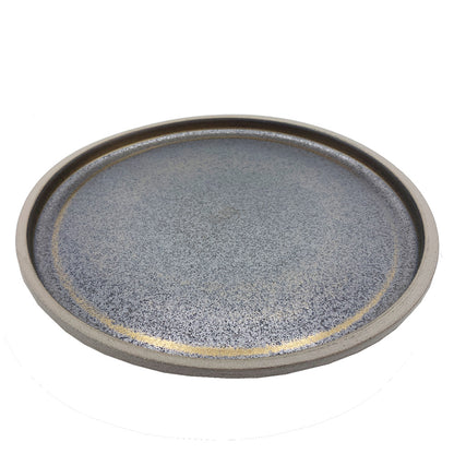 Metallic Gold Handmade Ceramic Dinner Plate