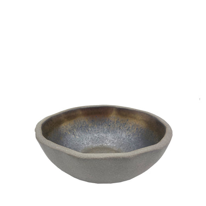 Metallic Gold Handmade Ceramic Small Bowl