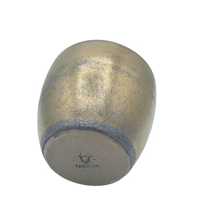 Metallic Gold Handmade Ceramic Cup