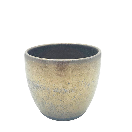 Metallic Gold Handmade Ceramic Cup
