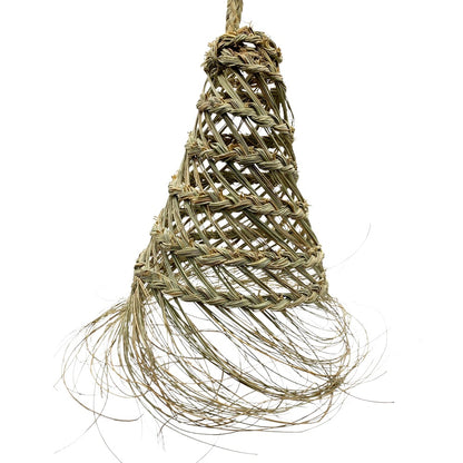 Natural Woven Fringed Pendant Ceiling Lampshade