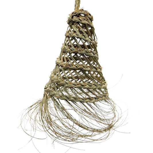 Natural Woven Fringed Pendant Ceiling Lampshade