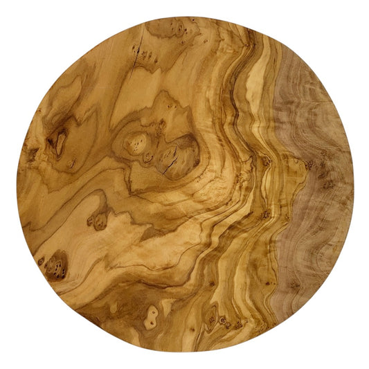 Olive Wood Round Chopping & Serving Board 