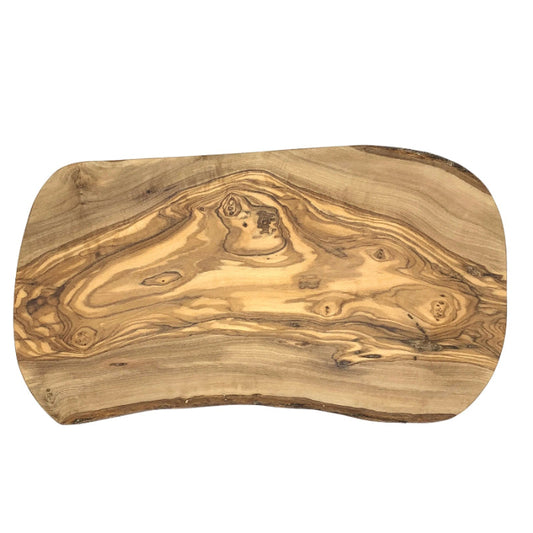 Olive Wood Bark Edge Chopping & Serving Board