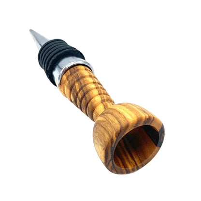Olive wood wine stopper