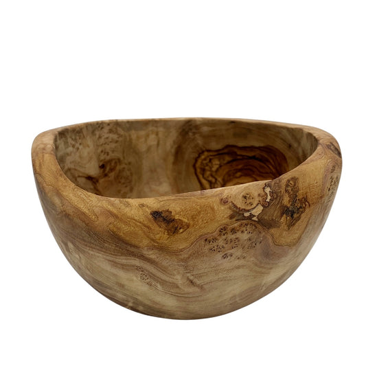Olive Wood Rustic Irregular Bowl