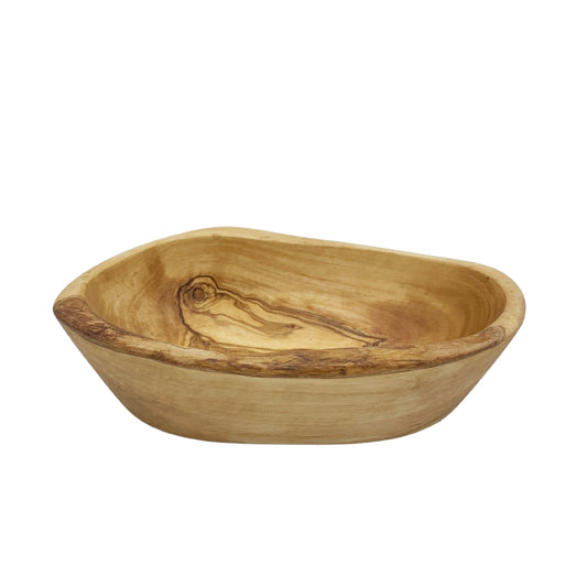 Olive Wood Irregular Rustic Small Bowl