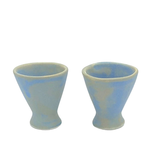 Kissos Sky Blue Ceramic Shot Cup