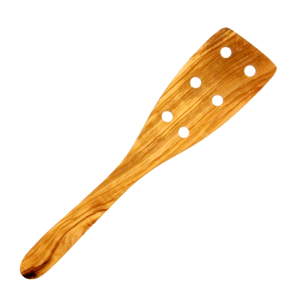 Handmade Olive Wood Spatula With Holes