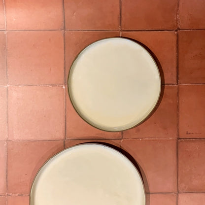 Terracotta & Pale Yellow Glaze Handmade Ceramic Side Plate