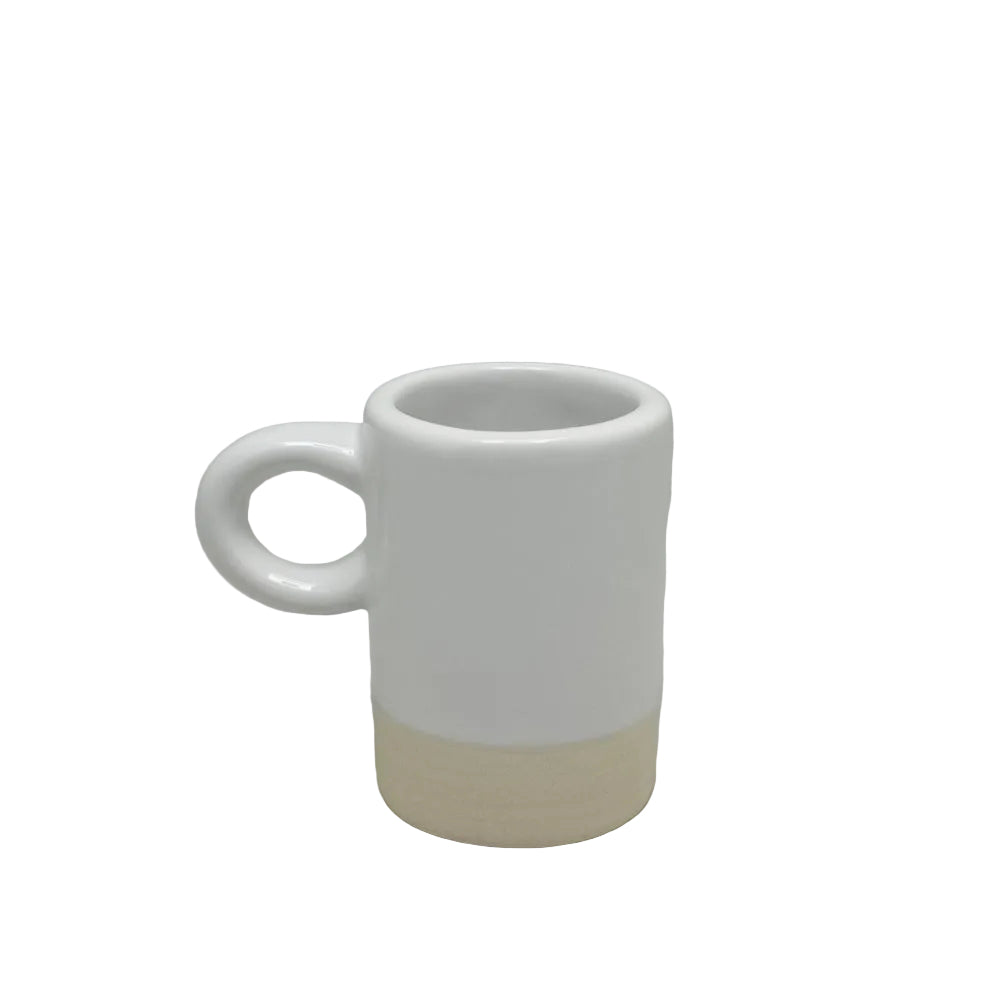 Terracotta White Sandy Espresso Cup