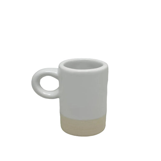 Terracotta White Sandy Espresso Cup