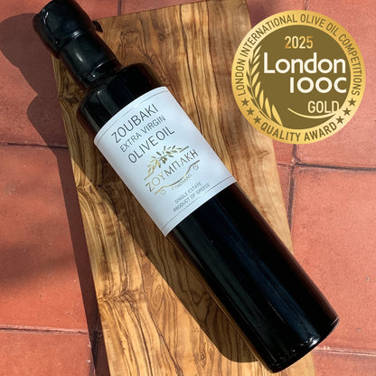 GOLD AWARD Zoubaki Extra Virgin Olive Oil, Product of Greece (500ml)