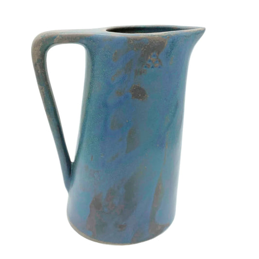 midnight blue handmade ceramic jug