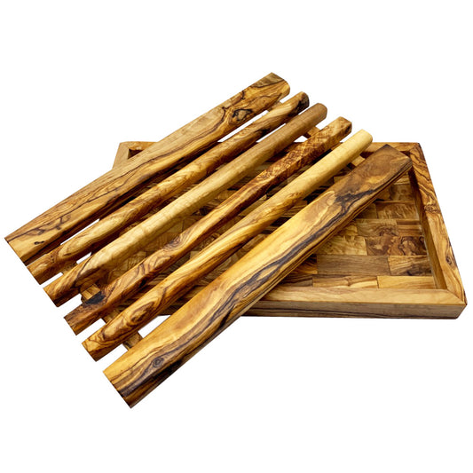 Olive Wood Bread Cutting Board