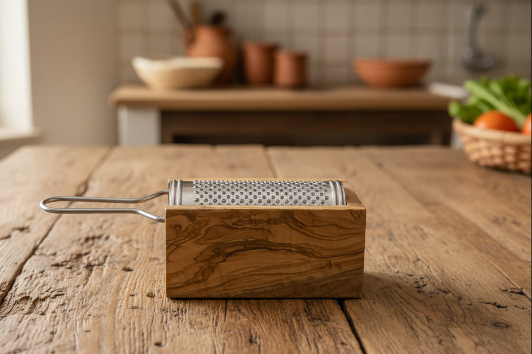 olive wood food grater