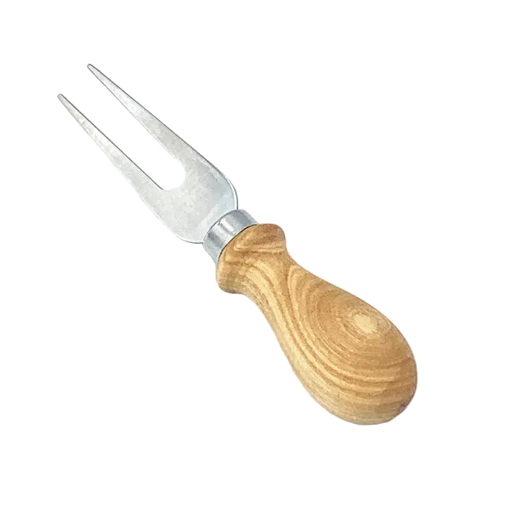 olive wood handle serving cheese knife