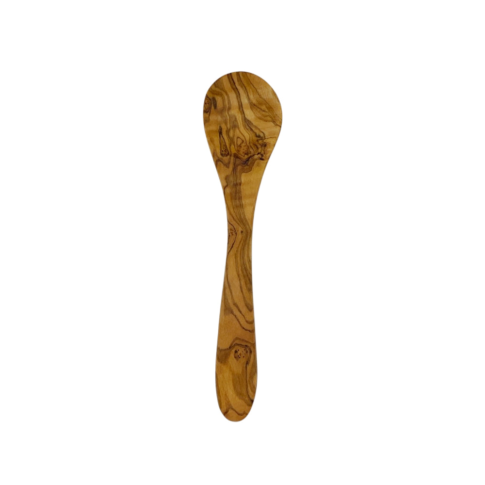 small olive wood spoon