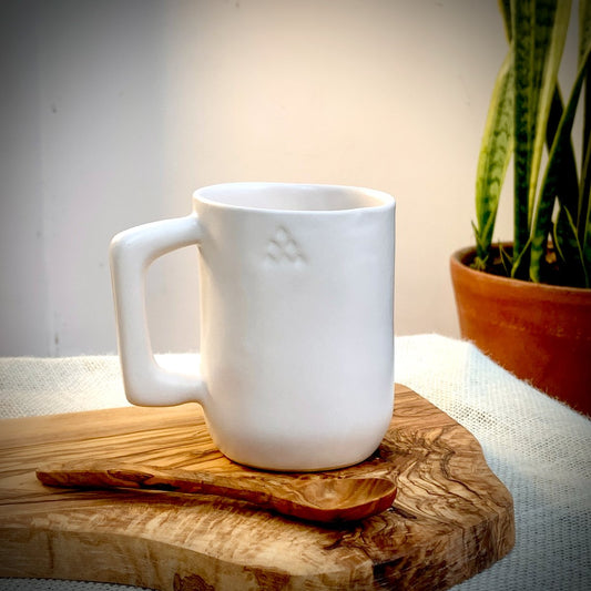 White Handmade Ceramic Mug