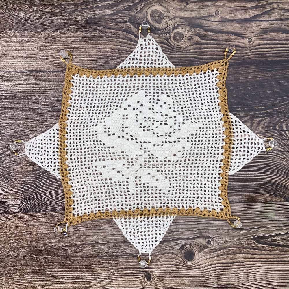hand crocheted jug cover